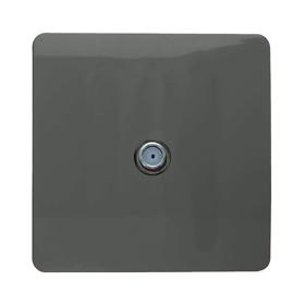 ART-SATCH  F-Type Satellite 1 Gang Charcoal